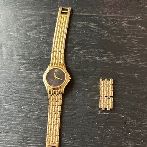 Movado ladies gold museum watch